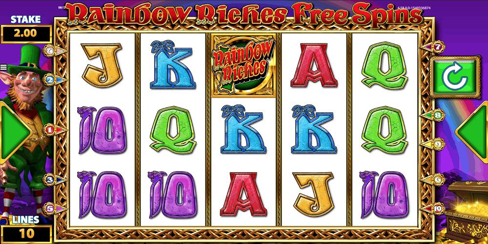 Slot machine irlandese Rainbow Riches 